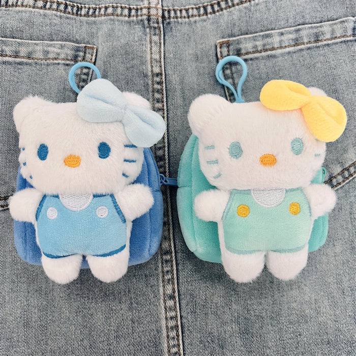 Wholesale Portable mini plush wallet with bowknot design