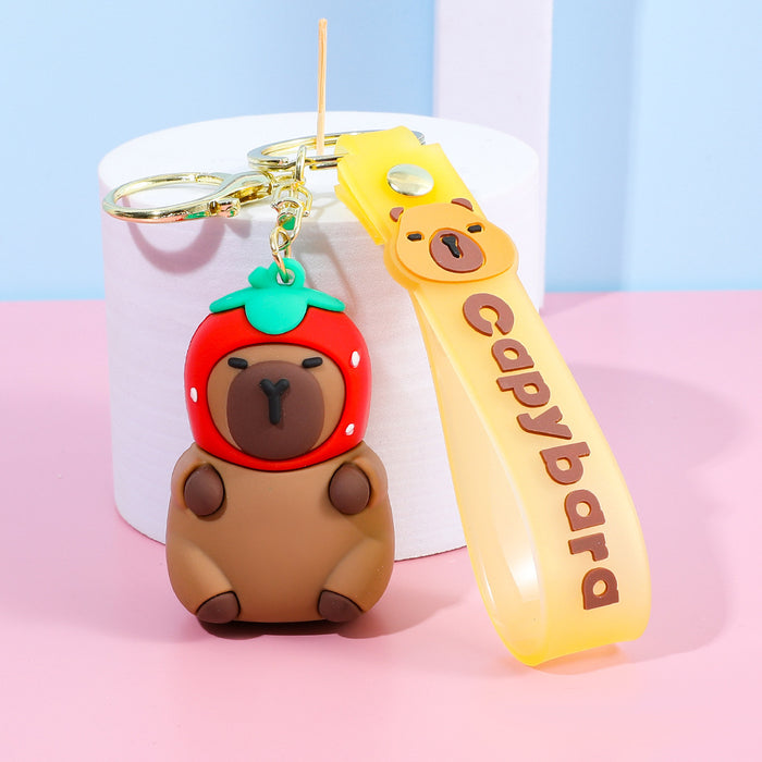 Wholesale  Capybara Small Pendant Doll Keychain