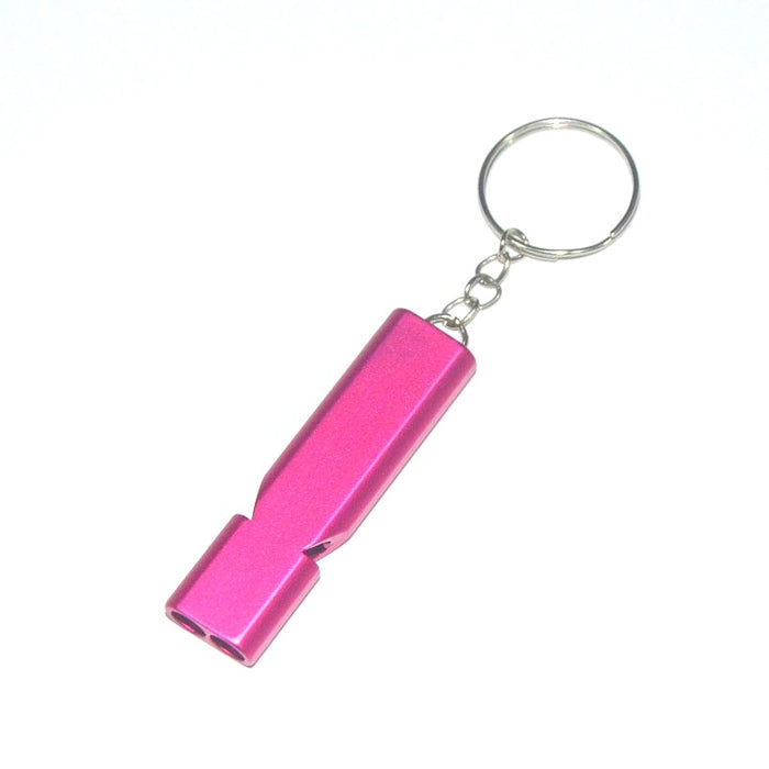 Wholesale Aluminum Alloy Double Tube Whistle Keychain JDC-KC-KB002