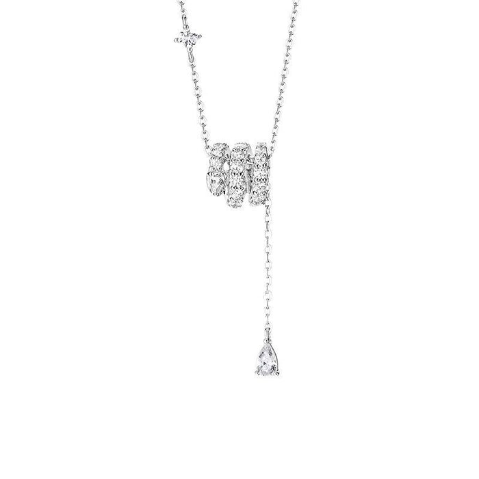 Wholesale Three-Ring Snake Waist Necklace,  Collarbone Chain,  Niche Design,  Women' s Summer Jewelry,  Stackable Accessories