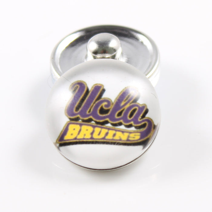 Wholesale  18mm snap button University League team logo