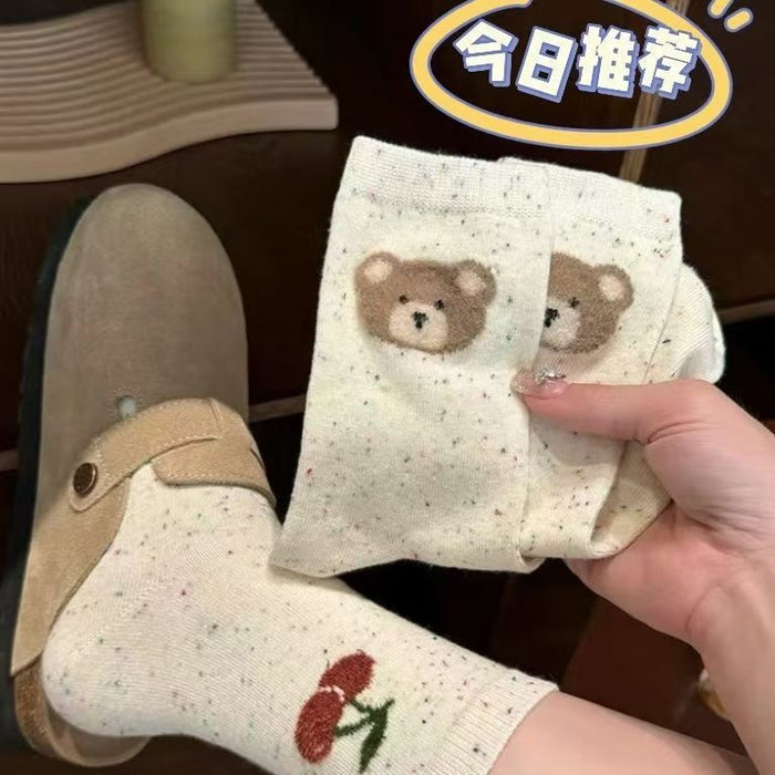 Wholesale Playful and Cute Socks Children's Bow Middle Socks