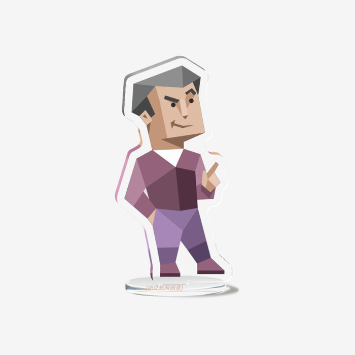 Wholesale Classic Figure Sandwich Acrylic Keychain Vertical