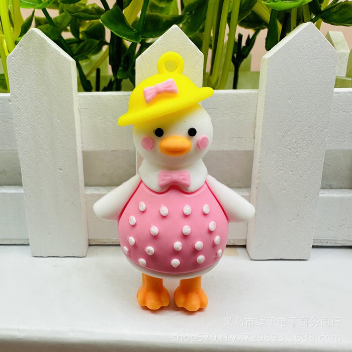 Wholesale Keychain Doll Accessories Bag Small Pendant Car Keychain DIY Soft Rubber