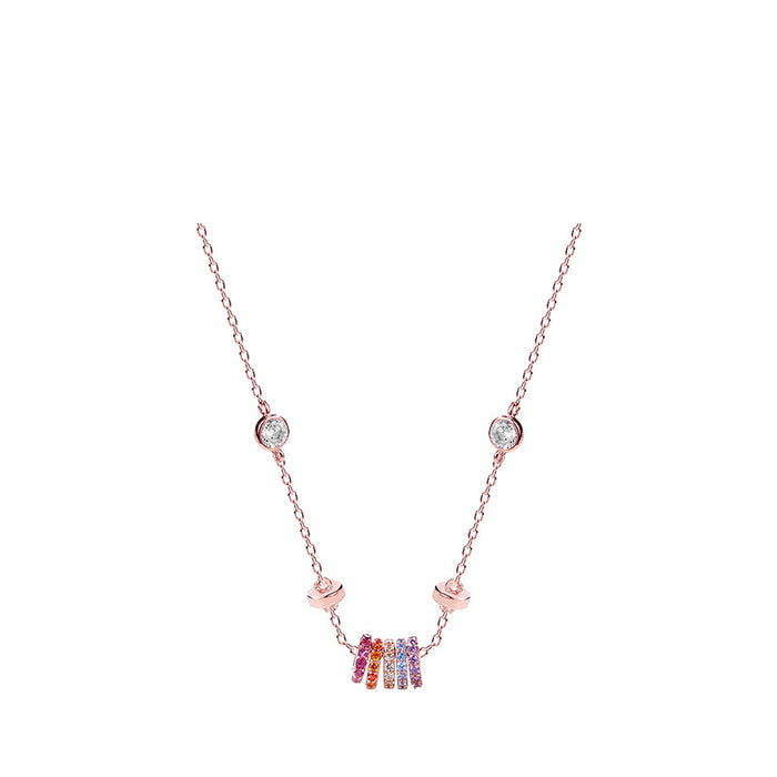 Wholesale Small niche design circle, light luxury necklace, light luxury style, fashionable temperament, versatile, high-end feeling, collarbone chain