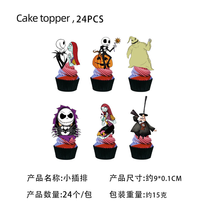 Wholesale  Horror Night theme party supplies cartoon dinner plates disposable tablecloths  party supplies