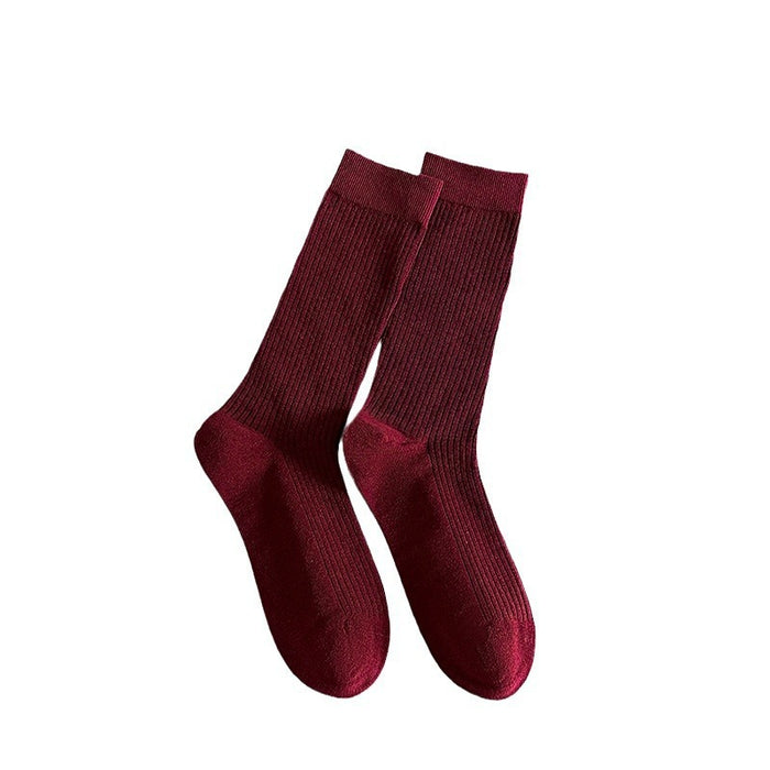 Wholesale Red socks with a pile of socks and polka dots