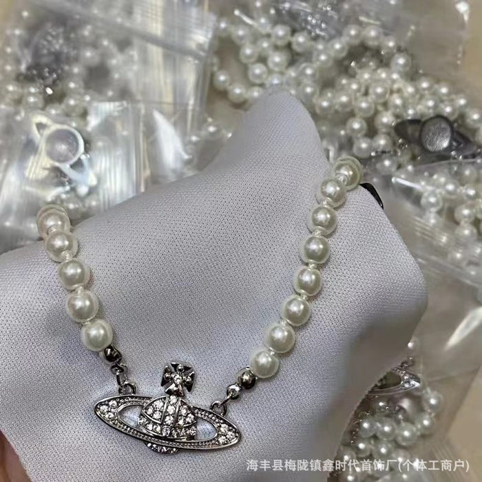 Wholesale Pearl necklace, pearl collarbone chain