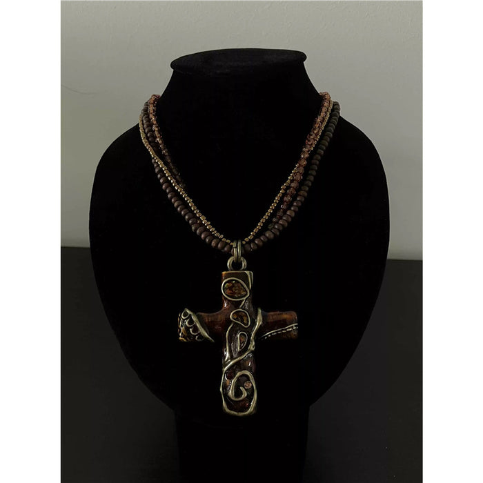 Wholesale Cross Pendant Jewelry Heavy Industry Necklace