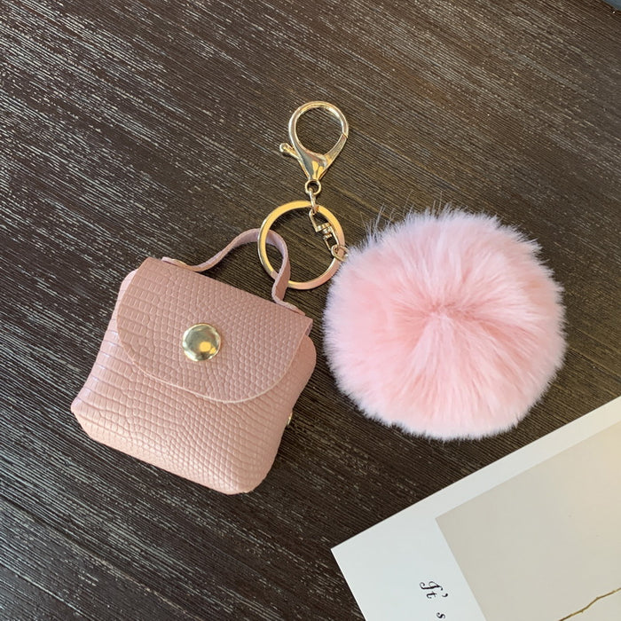 Wholesale Hair Ball Keychain Bag Accessories Mini Luggage Pendant Backpack Accessories JDC-KC-JF001