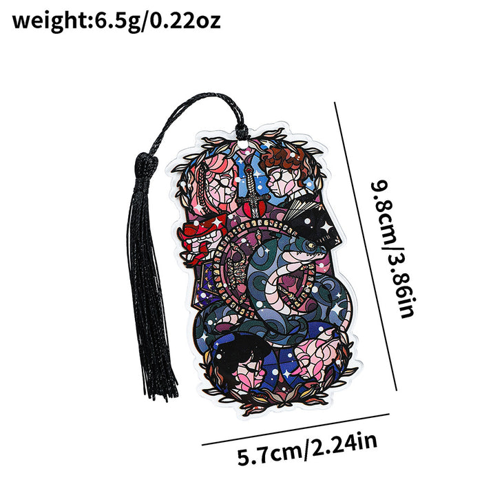 Wholesale Peripheral Bookmark Acrylic Tassel Pendant