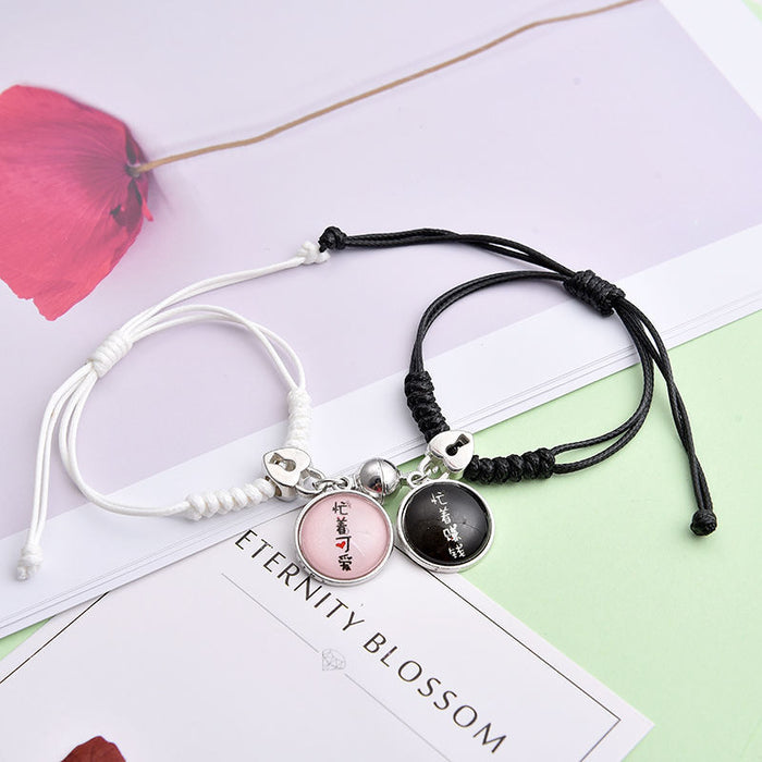 Wholesale Magnet Bracelet Cute Braided Bracelet