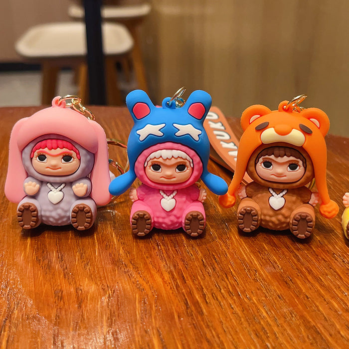 Wholesale Cartoon Anime Soft PVC Keychain for Car and Bag