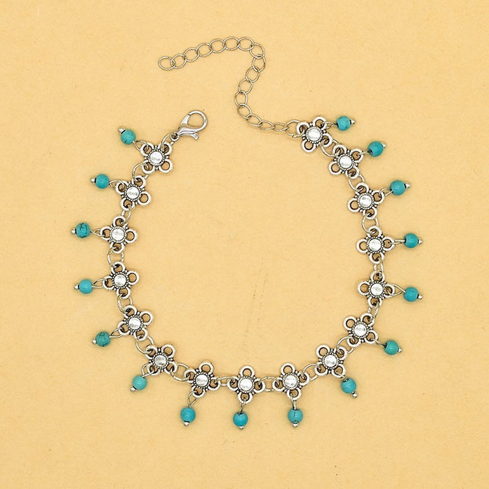 Wholesale Tassel pendant anklet retro anklet