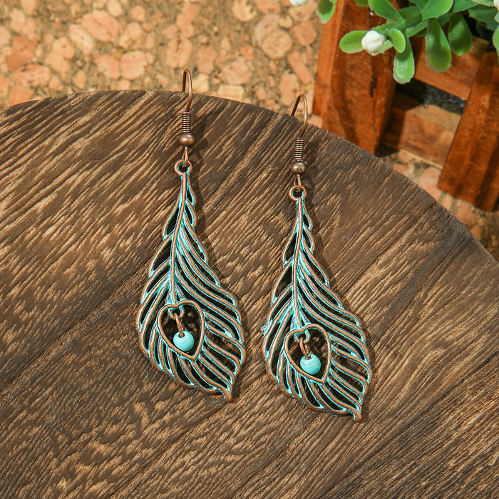 Wholesale Bohemian Geometric Tassel Earrings Set - Zinc Alloy Electroplated Boutique Resale Jewelry