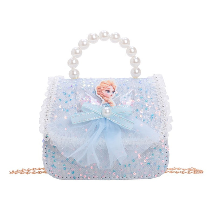 Wholesale  Kidsren's Bag Little Girl Pearl Chain Bag Handbag Shoulder Crossbody Coin Purse
