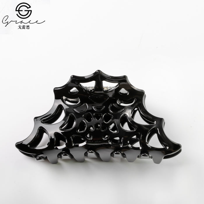 Wholesale  Web Hairpin Acrylic Jewelry Hollow Grab Clip