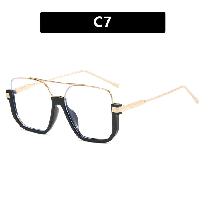 Wholesale New sunglasses, trendy sunglasses, retro double beam driving sunglasses, UV resistant sunglasses