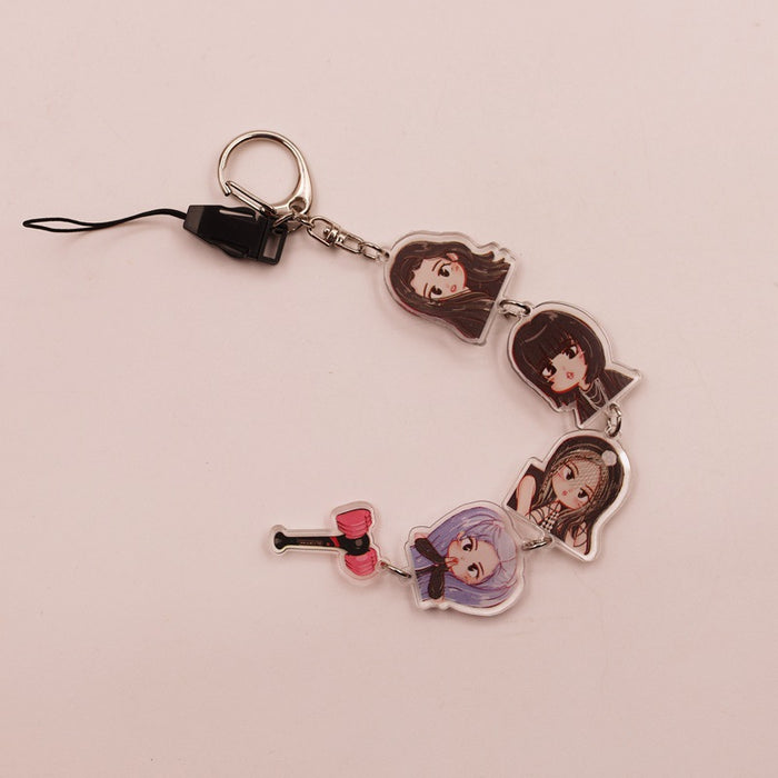 Wholesale Acrylic Keychain Hanging String JDC-KC-HanTian028