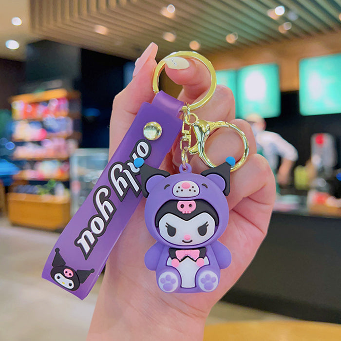 Wholesale Cartoon Doll Silicone Keychain JDC-KC-MingT281