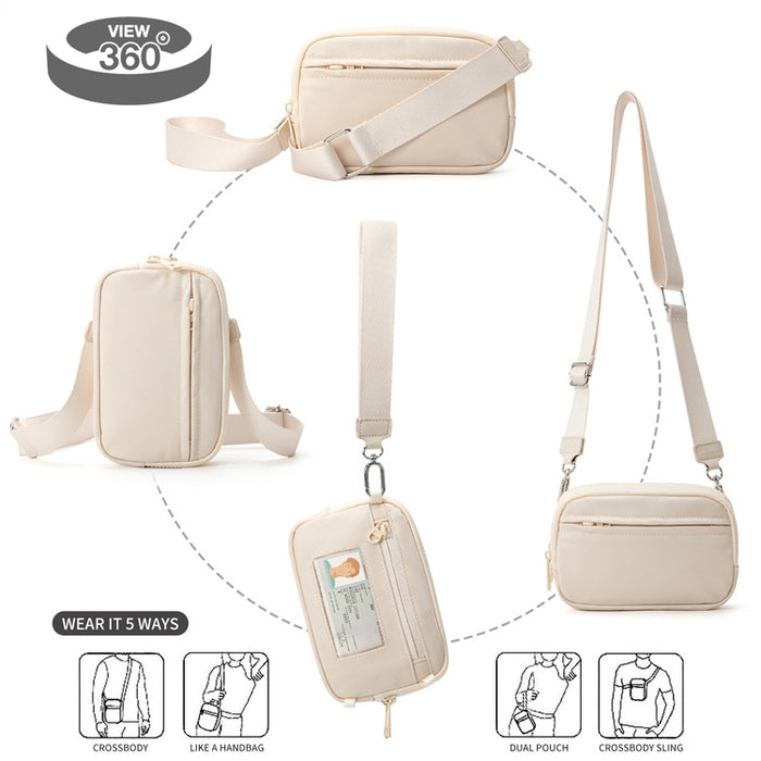 Wholesale Crossbody Bag Women' s Shoulder Bag All-match Outdoor Chest Bag Running Waist Bag Sports Bag