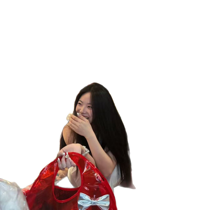 Wholesale Jelly Bag Women' s Large Capacity Transparent Tote Bag Shoulder Bag Vacation Beach Swimming Bag