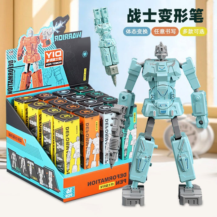 Wholesale Cartoon Robot Ballpoint Pen Primary School Students Educational Toy Pen