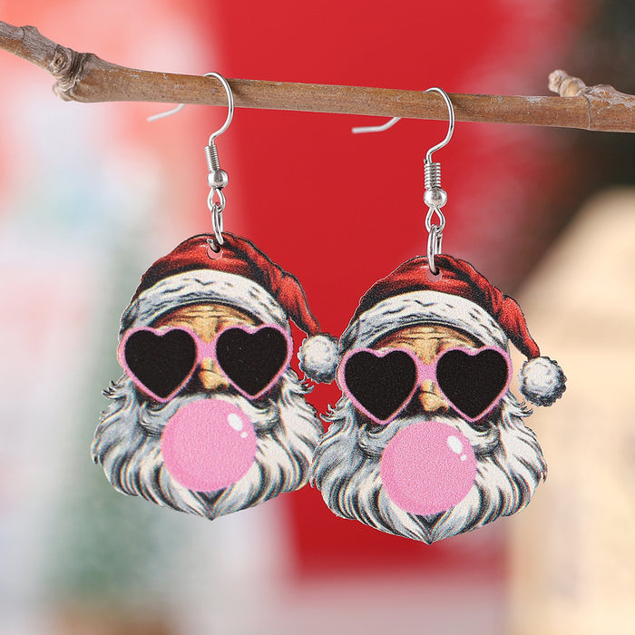 Wholesale Cute and quirky Christmas pendant earrings