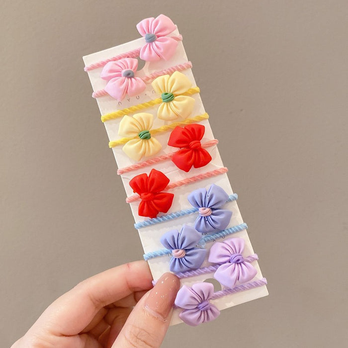Wholesale Cute Cartoon Hair Ties for Kids Soft Elastic Everyday Styling Baby Hair Accessory