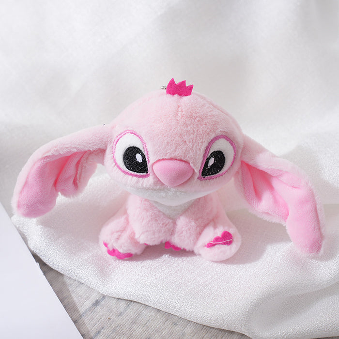 Wholesale Plush Keychain Sitting Plush Toy 12cm Keychain Pendant