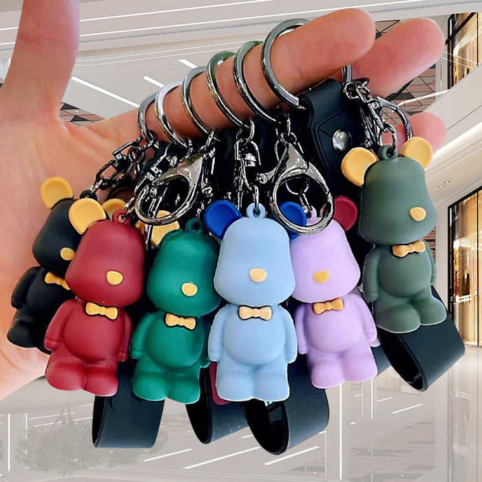 Wholesale bear key chain pendant cute bear doll exquisite bag hanging accessories gift