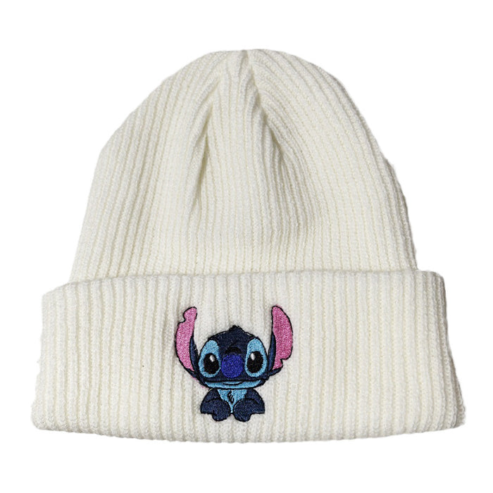 Wholesale Cartoon Embroidery Acrylic Warm Knitted Wool Hat JDC-FH-BoD014