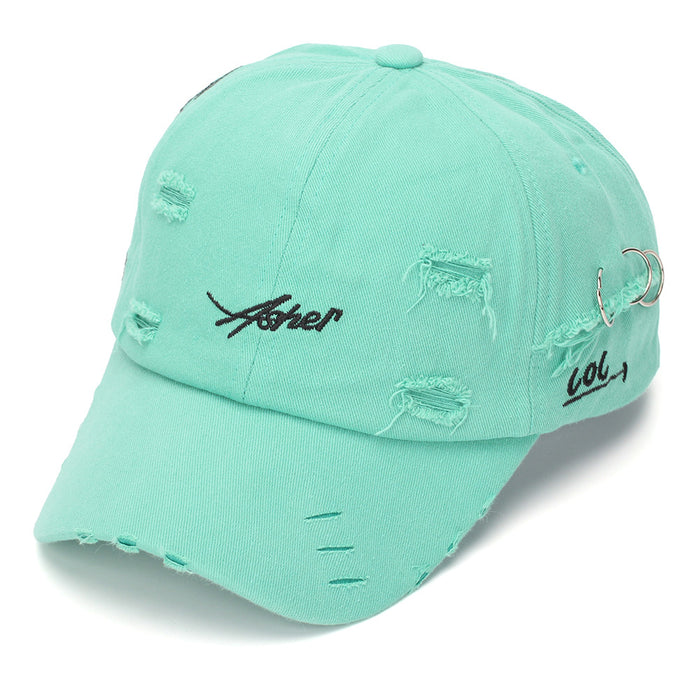 Wholesale Distressed Embroidered Letter Baseball Cap Sun Protection Everyday