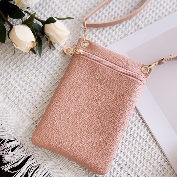 Wholesale Lychee Patterned Mobile Phone Bags Ladies' Handbags Sweet Bags Women's Shoulder Bags Daily Versatile Crossbody Bags JDC-SD-SC012