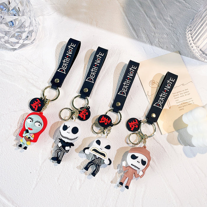 Wholesale Halloween Cartoon Silicone Doll Keychain JDC-KC-QiChao053