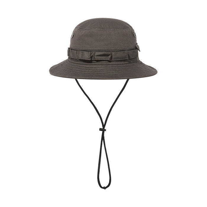 Wholesale Outdoor fishing sun hat, breathable fisherman hat, folding basin hat, drawstring hat