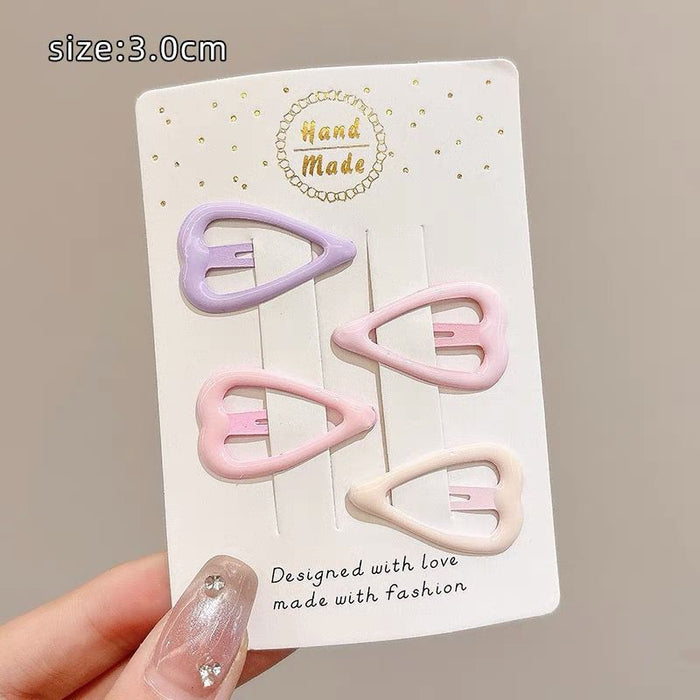 Wholesale Five-pointed star hair clip, hair clip, baby hair clip, bangs clip, children's alloy hair clip