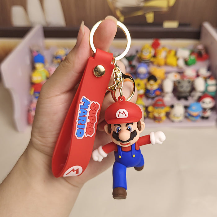 Wholesale Cartoon Silicone Keychain  Car Key Pendant Creative Bag Pendant