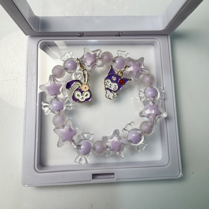 Wholesale Cute cartoon beaded bracelet for kids