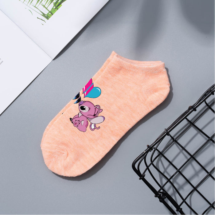 Wholesale Cartoon Short Cotton Socks JDC-SK-WuDuomei005