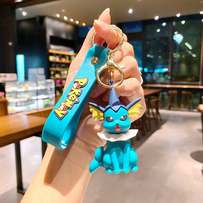 Wholesale Creative keychain cartoon figurine car keychain couple bag pendant