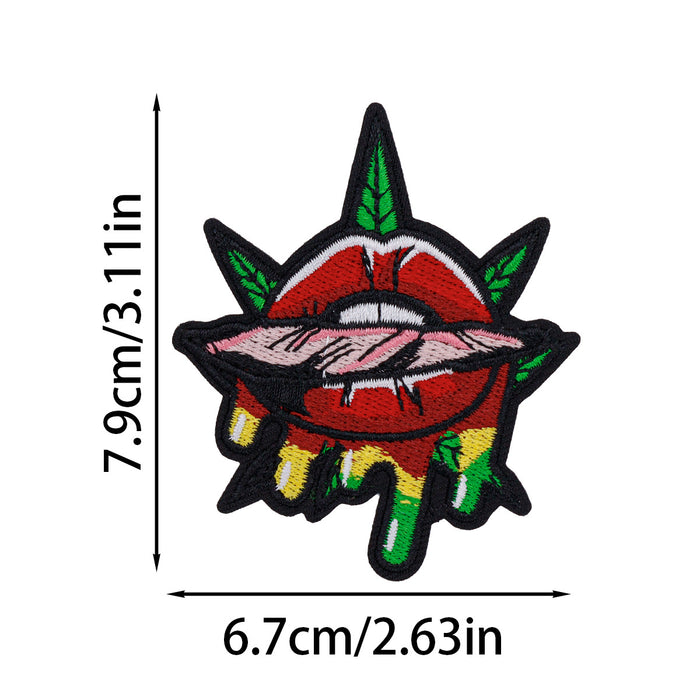 Wholesale Black Girl Embroidered Cloth DIY Patches