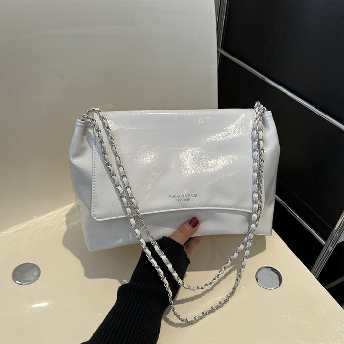 Wholesale PU Simple Chain Shoulder Bag JDC-SD-MingShuo001