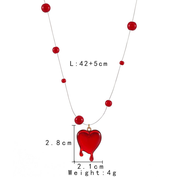 Wholesale Fashionable new exaggerated personality love necklace accessories