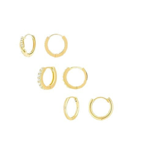 Wholesale Fashionable Zirconia Ear Cartilage Earrings with Simple, Versatile and Elegant Design, Small Circular Earring Buckle