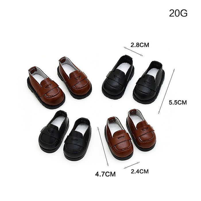 Wholesale Cotton Baby Shoes  BJD Leather Shoes 17CM Pendant Shoes