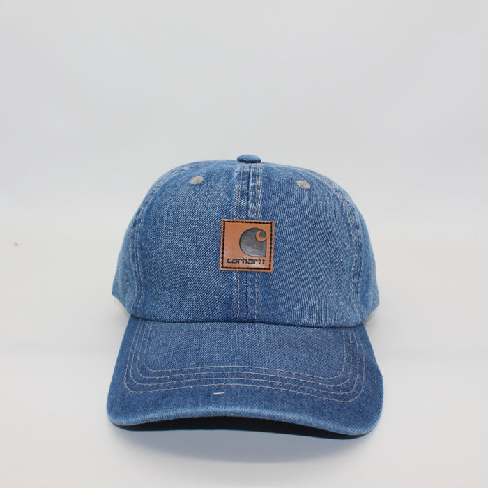 Wholesale Washed Distressed Soft Top Leather Label Curved Brim Baseball Cap JDC-FH-QingCL004