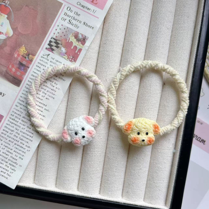 Wholesale Puppy Hair Ring Rope Rubber Band Mori Style Hair Accessories