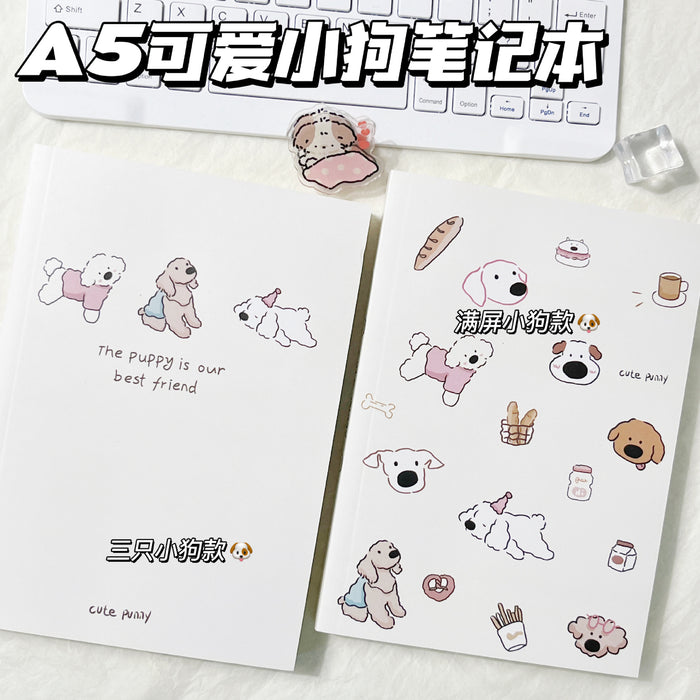 Wholesale Cute Puppy Notebook Thick Durable Notepad Painting Book Student