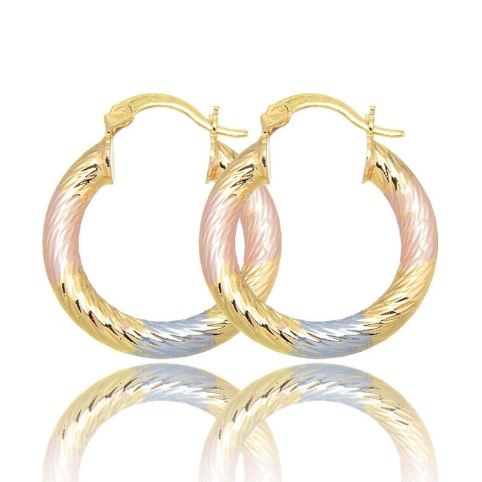 Wholesale Round colored Hoop Earrings